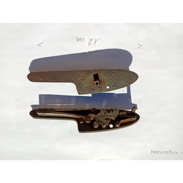 Jeu de platine pour fusil vers l'avant