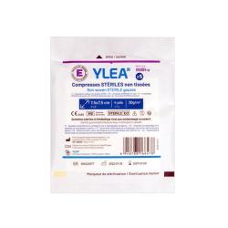 Compresses st&eacute;riles non tiss&eacute;es YLEA 7,5x7,5cm (lot de 5)