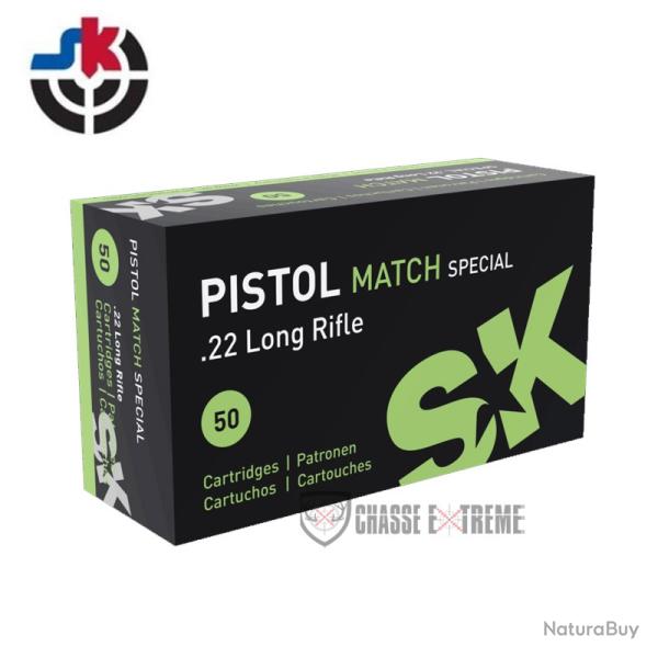 50 Munitions SK Pistol Match Special 40gr Cal 22 Lr