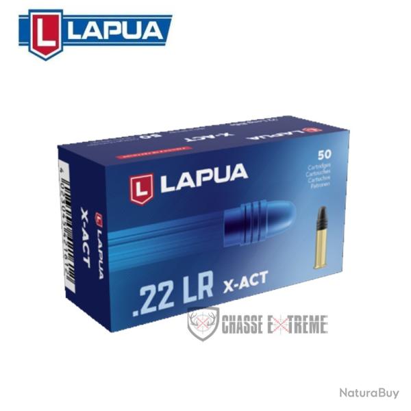 50 Munitions LAPUA X-Act 40Gr Cal 22 Lr