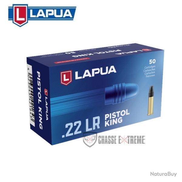 50 Munitions LAPUA Pistol King 40Gr Cal 22 Lr