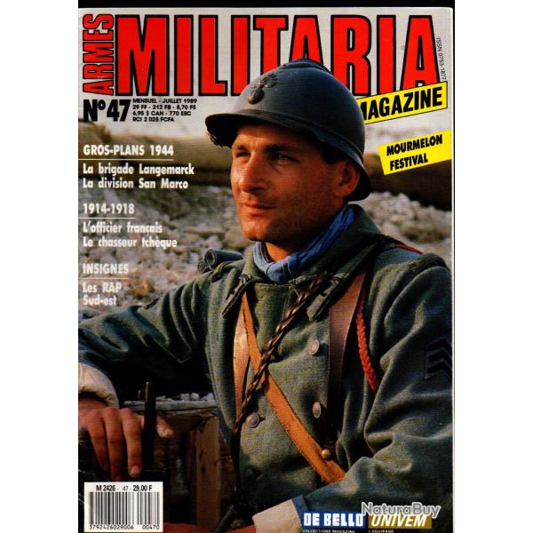 Militaria magazine 47 division san marco, officier infanterie fran�ais 1914 part 1, baionnettes