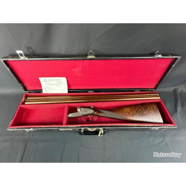 MAGNIFIQUE FUSIL JUXTAPOS� W&C SCOTT & SON cal. 12/65 dans son �tui d'origine