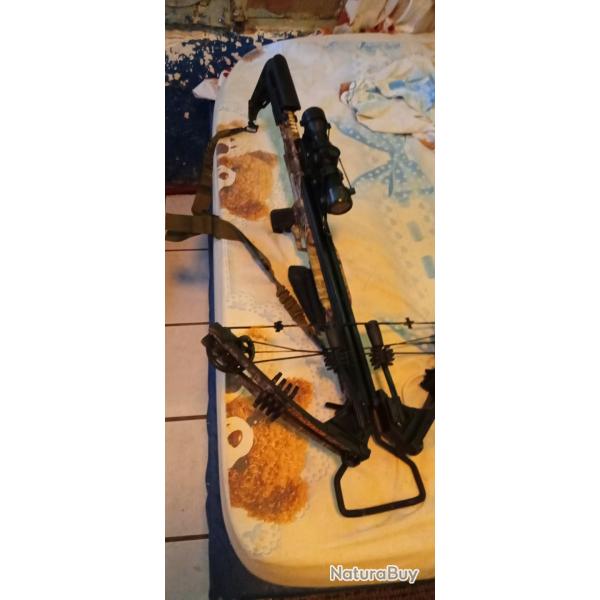 Ek Archery - Kit arbal�te compound Blade+ 175 LBS Folium Camo avec y aura 6 traits+sangle de transpo