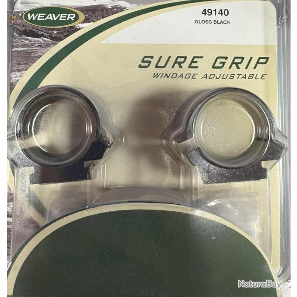 Jeu de colliers WEAVER 25.4MM SURE GRIP