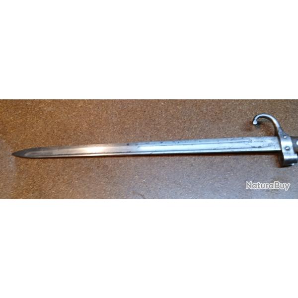 Baionnette mod�le 1892 deuxi�me type avec fourreau