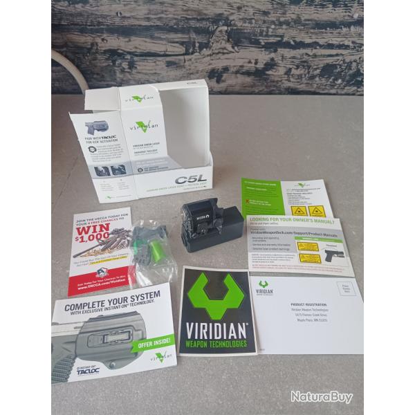 Laser lampe viridianVend lampe/laser Viridian C5L-Laser vert-Lampe 140Lumens