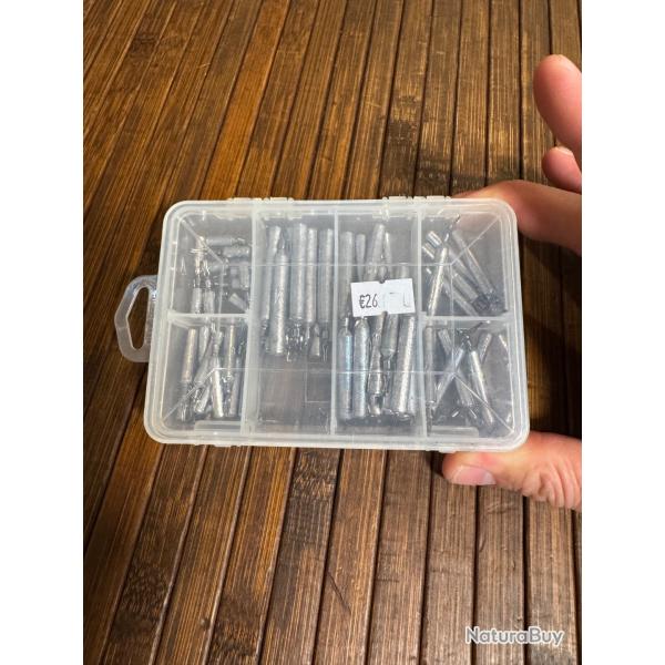 PLOMB DROP LONG KIT 5 GRAMMAGES - 60 PLOMBS