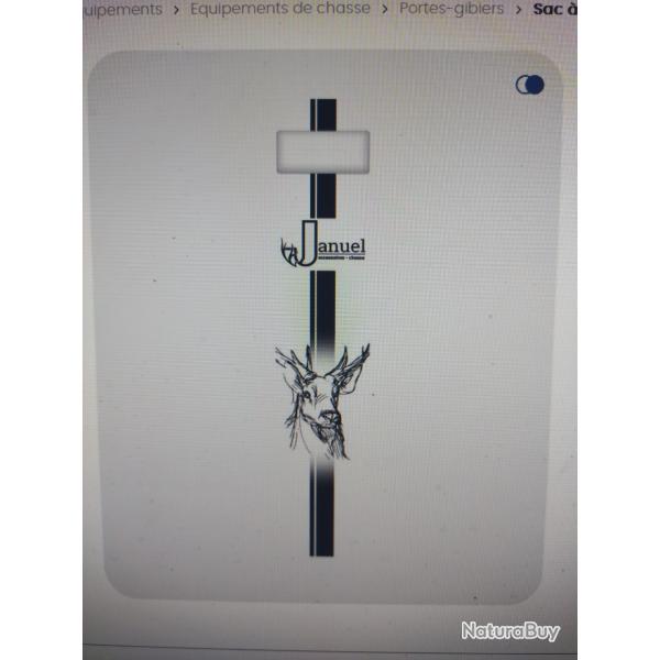 Sac a venaison januel laisse de 50 pieces dimensions 50x70cm