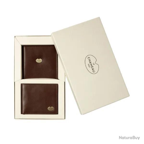 Promo Coffret Cadeau Le Chameau Portefeuille pour Permis et Portefeuille  Double Volet