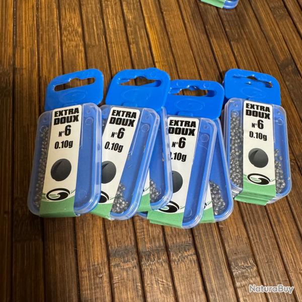 LOT DE  PLOMBS EXTRA DOUX GARBOLINO 7 bo�tes DESTOCKAGE P�CHE N-6