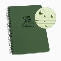 Calepin Imperm&eacute;able 12x18 Spiral Vert Olive