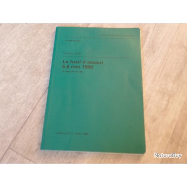 1988 Notice, r�glement, instruction sur le FASS 90 - Fusil d'assaut 5,6 mm 1990