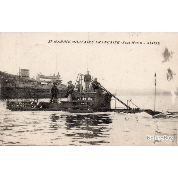 CPA - MARINE DE GUERRE - Sous - Marin " ALOSE " N�4138