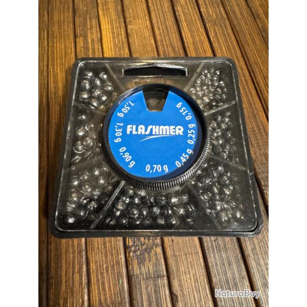 P�che Boite de Plombs Chevrotines 7 CasesFLASHMER