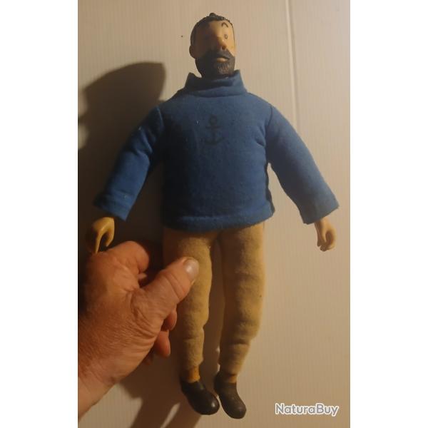 ANCIENNE POUP�E CAPITAINE HADDOCK TYCO TOYS