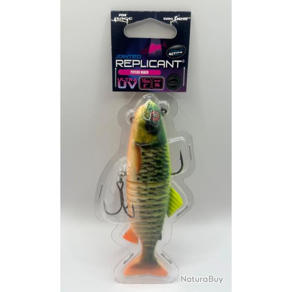 Leurre Fox Rage Replicant Jointed Ultra UV 15cm 60g Psycho Roach
