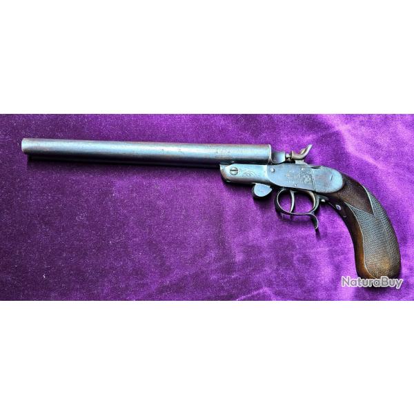 �norme Pistolet de v�nerie, calibre 32-65, par Charles Cl�ment de Li�ge, 1880-1890, Cat�gorie  D