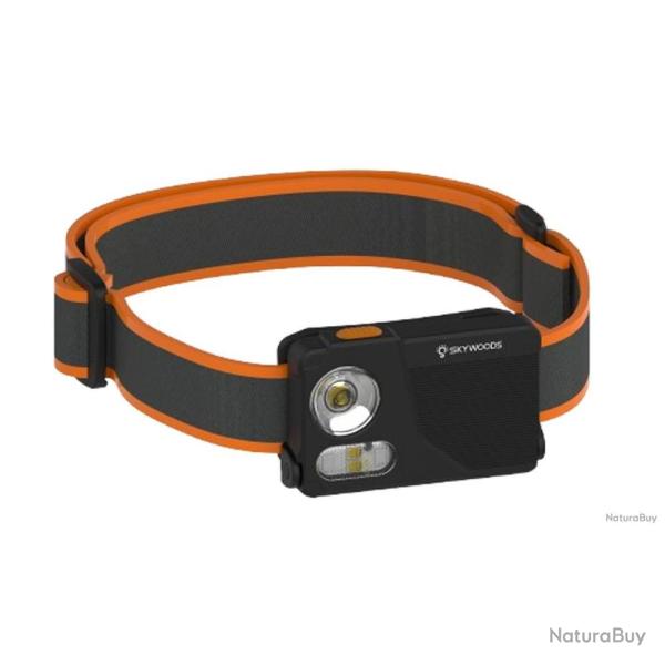 Lampe Frontale Skywoods L60A81 - 300 Lumens Puissants - 7 Modes d clairage - Rechargeable USB-C pou