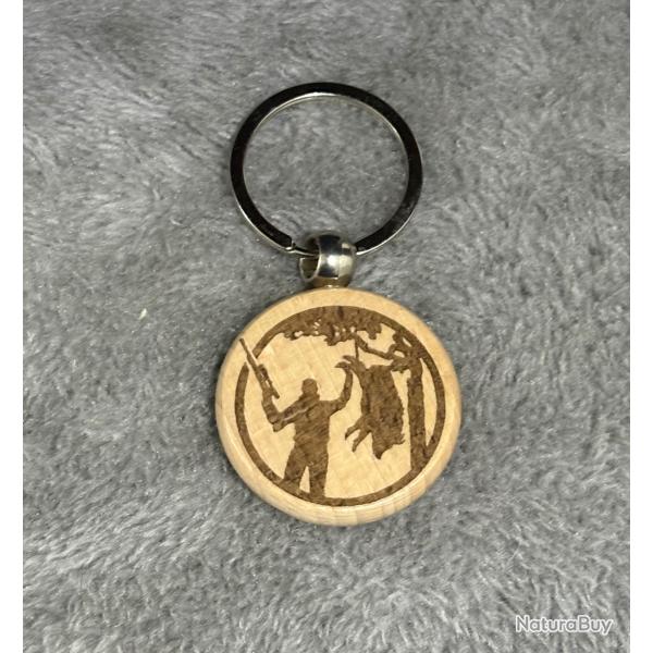 Porte cl� chasse sanglier personnalis�e au choix ! ou autre