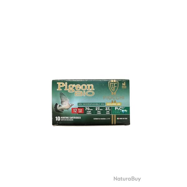 Cartouche FIOCCHI pigeon bio cal.12/70 37g BJ par 10