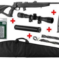 Pack Carabine 22 LR BO Equality Maker + Lunette + Accessoires