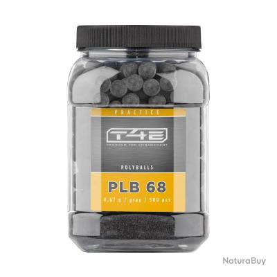 Annonce billes paintball : Billes pour arme de d&eacute;fense T4E Synth&eacute;tiques pour plinking - Cal. 68 x500