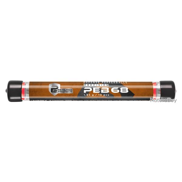 Billes pour arme de d�fense T4E Poivre pr�cision - Cal. 68 x10