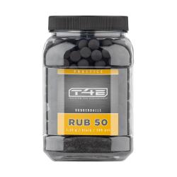 Billes pour arme de d&eacute;fense T4E Caoutchouc entrainement - Cal. 50 x500