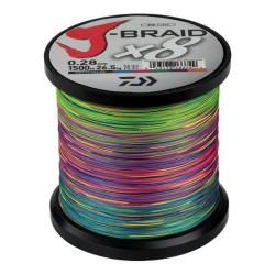 Tresse Daiwa J Braid X8 Multicolore 35/100 300m
