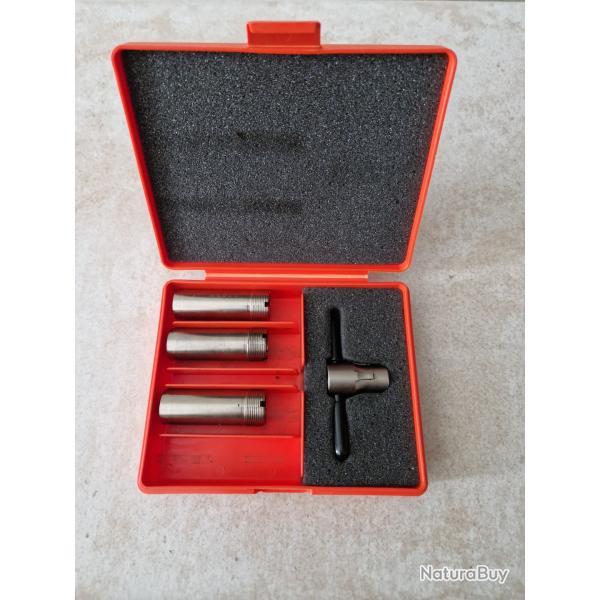 3 Mobilchokes cal 20.+ clef de d�montage +Coffret