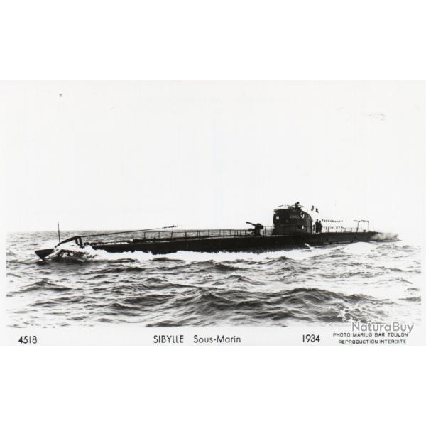 CPA - Marine de Guerre -  Sous-Marin " SIBYLLE  " 1934 N�4146