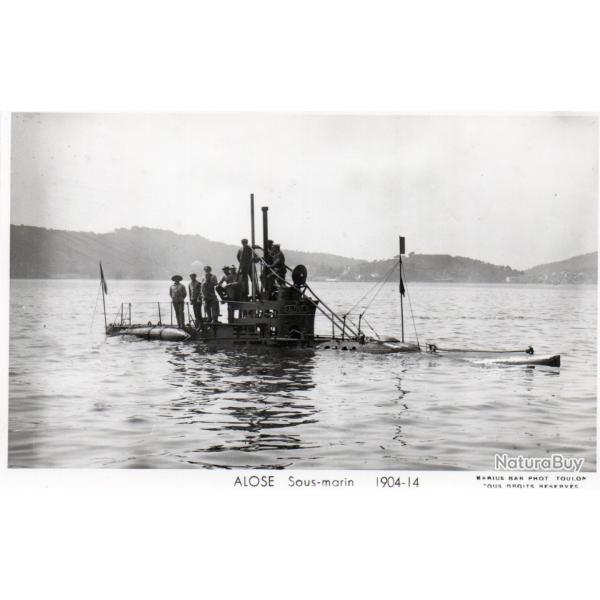CPA - Marine de Guerre -  Sous-Marin " ALOSE  " 1904-14 N�4149