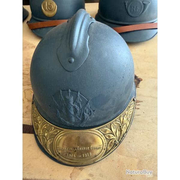Casque Adrian WW1 Intendance