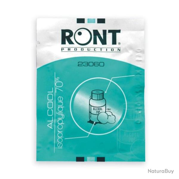 Lingette dsinfectante  l'alcool isopropylique Ront