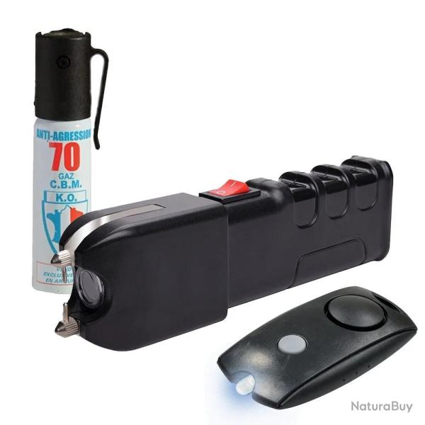 BF 25 ! Offre Sp�ciale Kit de d�fense a�rosol shocker et mini alarme