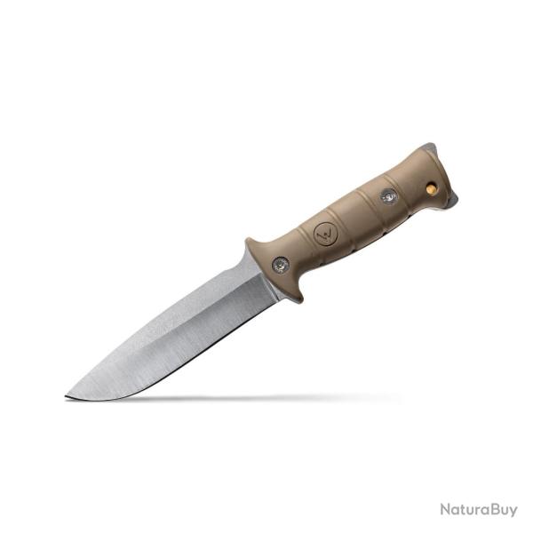 COUTEAU DE SURVIE TARASCO WILDSTEER MANCHE COYOTE LAME BROSS�E