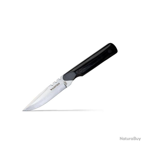COUTEAU OUTDOOR BABY WILD WILDSTEER MANCHE MICARTA NOIR LAME BROSS�E