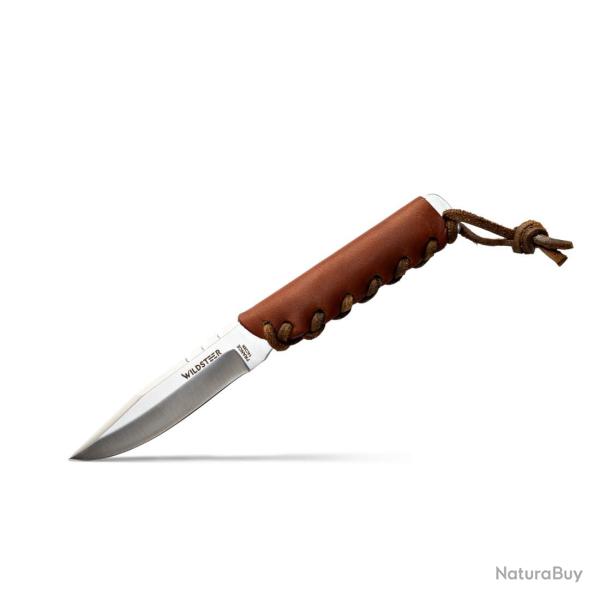 COUTEAU OUTDOOR BABY WILD WILDSTEER MANCHE CUIR MARRON LAME BROSSE