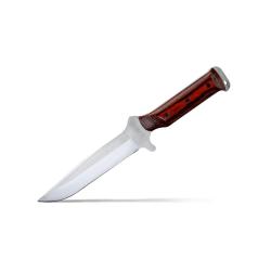 COUTEAU DE CHASSE TX-H WILDSTEER MANCHE PAKAWOOD COCOBOLO LAME BROSS&Eacute;E