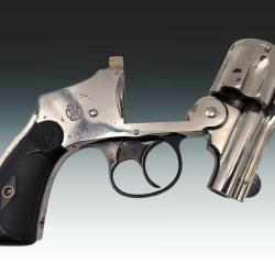 REVOLVER SMITH ET WESSON SAFETY CANON COURT CALIBRE 38 S&W DOUBLE ACTION U.S.A. XIX eme Categorie D