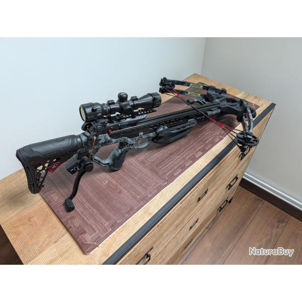 Arbal�te � poulies Tactical Barnett TS380 380 fps 200 lbs avec bandoir � manivelle neuve + 12 fleche