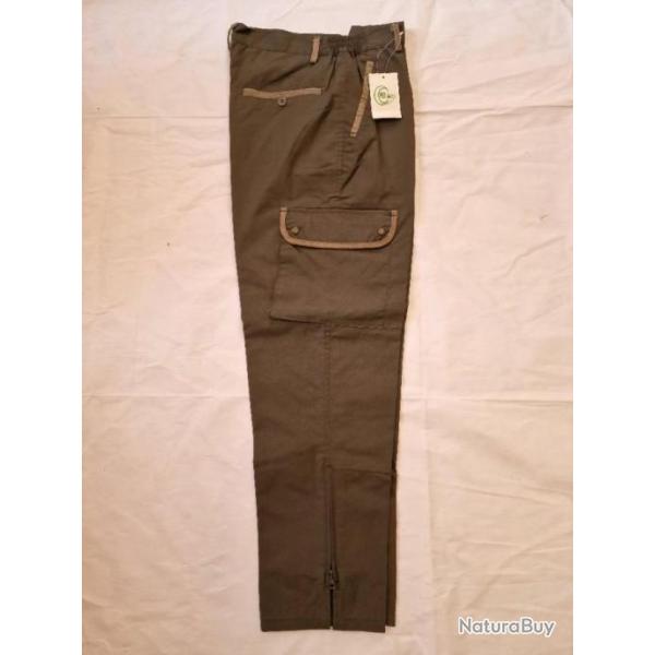 Pantalon de chasse Club Chasse vert bord� velours - HILMAR SUPER DESTOCK !!!
