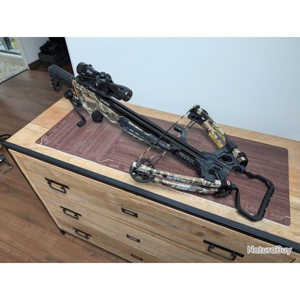 Arbal�te � poulies Barnett Hyper XP405 - Neuve + Bandoir manivelle + 2 fl�ches Hyperflite