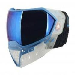 EVS CRYSTAL SE CLAIR/BLEU AVEC LENTILLE MIROIR BLEUE