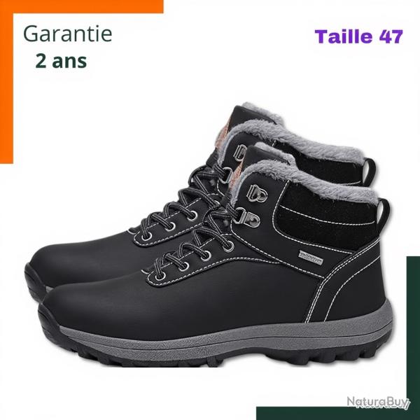 Chaussures de randonn�e taille 47- Imperm�able - Chaude - Noir