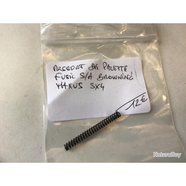 VENDU PAR LE-CUIRASSIER RESSORT  DE PALETTE FUSIL S/A BROWNING MAXUS SX4 CAL 12