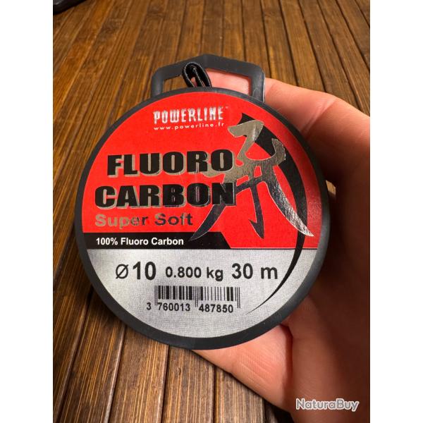 FIL P�CHE Nylon Fluorocarbon Super Soft Powerline 30 m