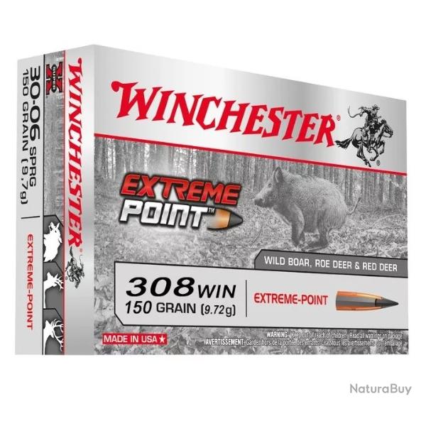 1 Boite de Balles Winchester cal 308 Win Extreme point 150gr