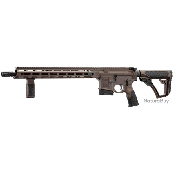 Fusil d'assaut Daniel D�fense M4 Mil Spec Brown Canon 16" Noir cal. 5.56